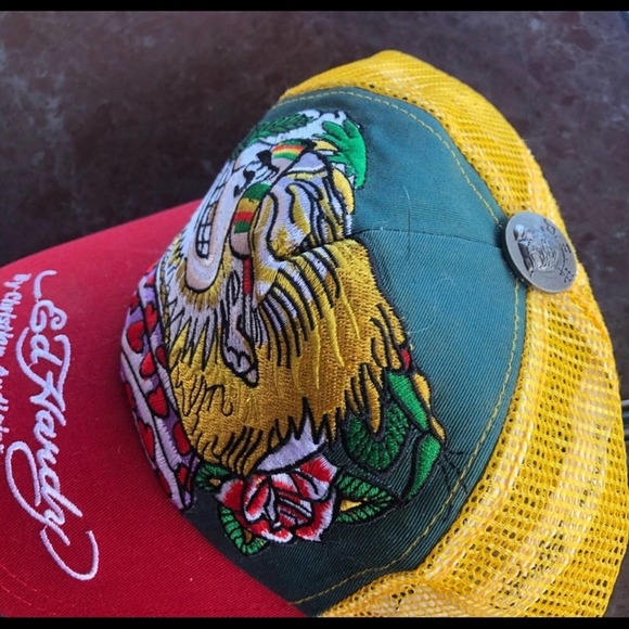 Ed Hardy Gorilla Snapback Trucker Hat L - Picture 2 of 4